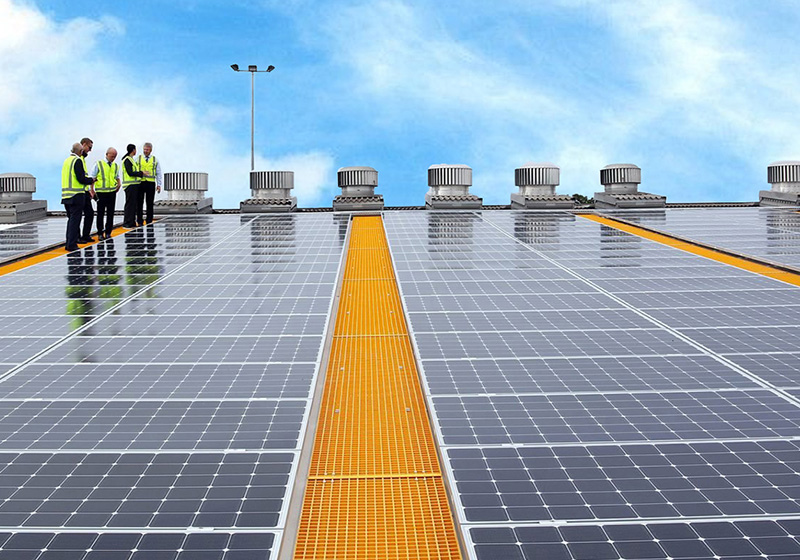 Application of Glass Grating in Road Construction Manufacturing in Photovoltaic 